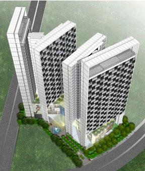 Bốn t&ograve;a nh&agrave; của dự &aacute;n Dolphin Plaza