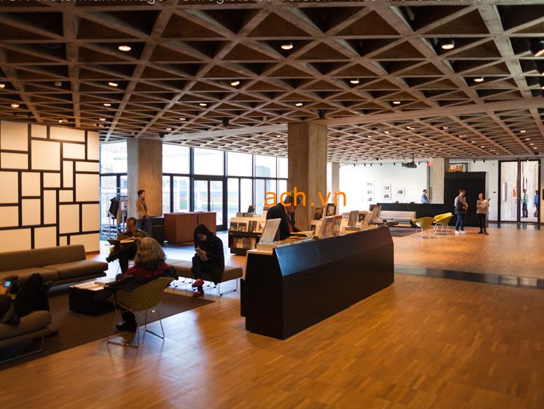 Sử dụng sàn ô cờ ở bảo tàng nghệ thuật