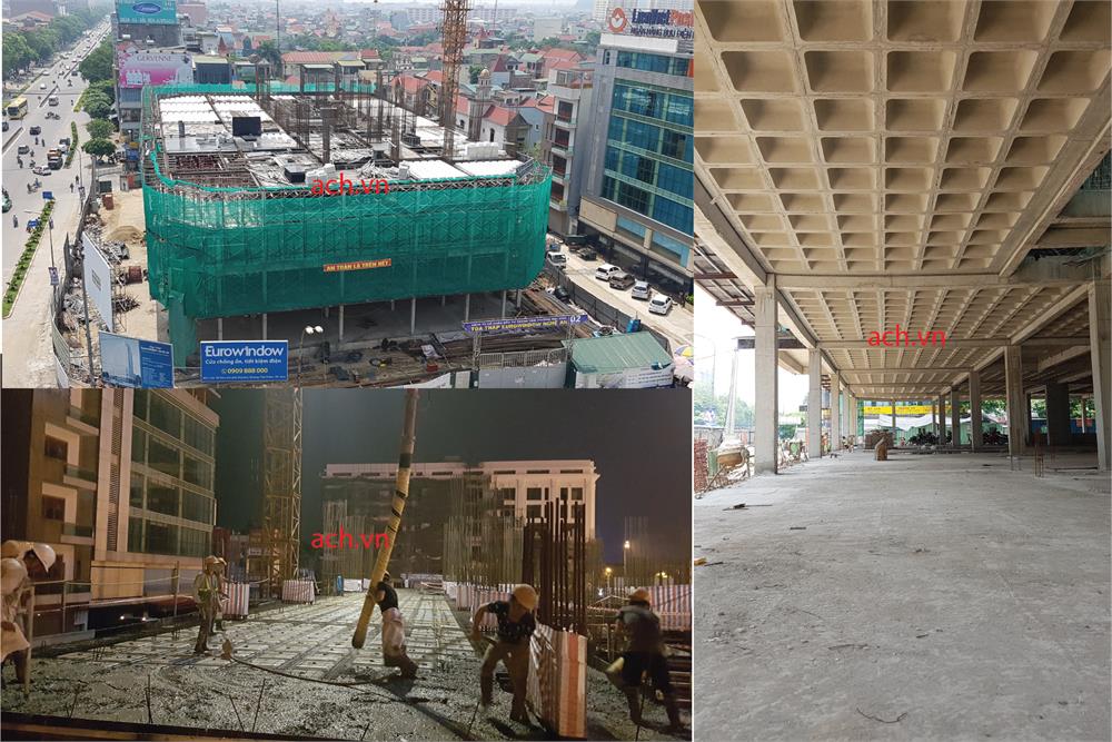 ACH - Thi c&ocirc;ng s&agrave;n &ocirc; cờ tại chung cư Eurowindow